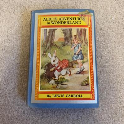 LOT 104B: 1933 Girl Scout Hand Book, 1953 Joan of Arc, Vintage Alice's Adventures in Wonderland, 1947 Little Women & Little Men...