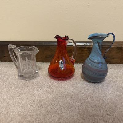 LOT 108B: Cream Pitcher Collection - Wedgwood, Stangl, Royal Crownford & More