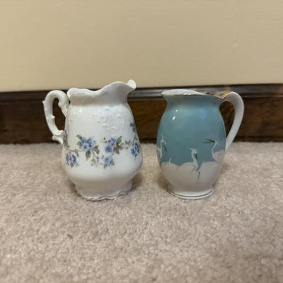 LOT 108B: Cream Pitcher Collection - Wedgwood, Stangl, Royal Crownford & More