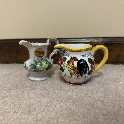 LOT 108B: Cream Pitcher Collection - Wedgwood, Stangl, Royal Crownford & More