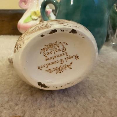 LOT 108B: Cream Pitcher Collection - Wedgwood, Stangl, Royal Crownford & More