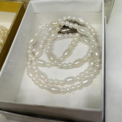 LOT 120J: Collection of “Pearl” Necklaces & More