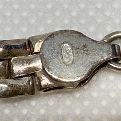 LOT 122J: Sterling Silver 925 Italy Chain & Bracelet Set (34.7g)