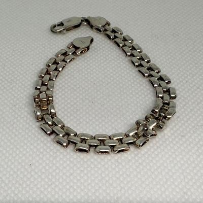 LOT 122J: Sterling Silver 925 Italy Chain & Bracelet Set (34.7g)