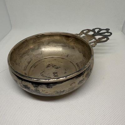 LOT 124J: Sterling Silver Baby Cup & Bowl (108.3g)