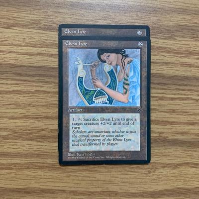 LOT 143 C: Magic The Gathering: 1993 - 1999 Protector Sleeves, Glass Tokens, Hard Cover Deck Case, & Artifact, Summons, & Land...