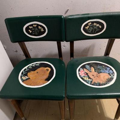 Darling Hand Painted Chairs