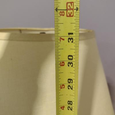 Pair of Table Top Lamps with Shades- Approx 31" Tall