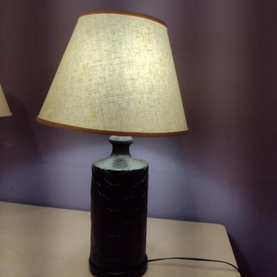 Pair of Table Top Lamps with Shades- Approx 31" Tall