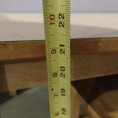 Children's Height Laminate Top Table with Two Chairs