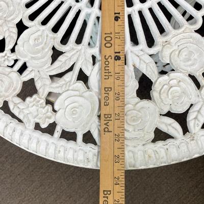 Painted Cast Aluminum Table