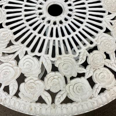 Painted Cast Aluminum Table