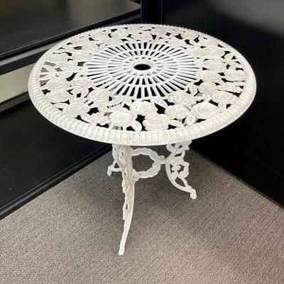 Painted Cast Aluminum Table