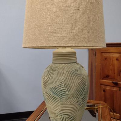 Pair of Ceramic Table Top Lamps with Shades- Approx 29 1/2" Tall