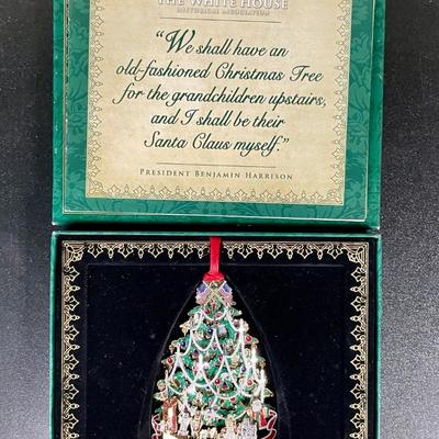 Lot of 5 White House Historical Association Christmas Ornaments