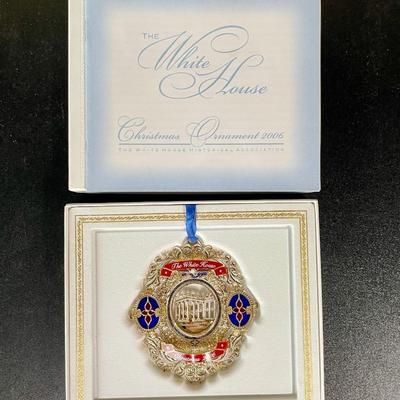 Lot of 5 White House Historical Association Christmas Ornaments