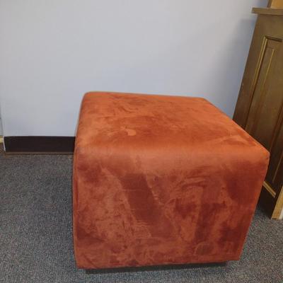 Upholstered Ottoman/Seat- Approx 20" Square x 18" Tall
