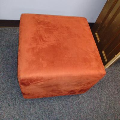 Upholstered Ottoman/Seat- Approx 20" Square x 18" Tall