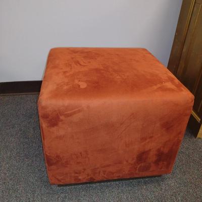 Upholstered Ottoman/Seat- Approx 20" Square x 18" Tall