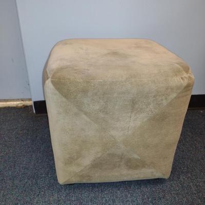 Upholstered Ottoman/Seat- Approx 18 1/2" Square x 19" Tall