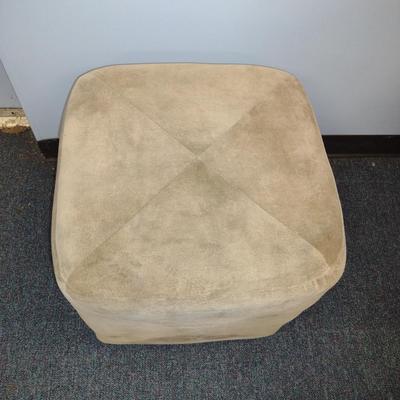 Upholstered Ottoman/Seat- Approx 18 1/2" Square x 19" Tall