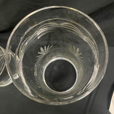 Two Glass Hurricane Cylinders (2058R-MG)