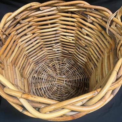 Two Rattan Wicker Baskets (2058R-MG)