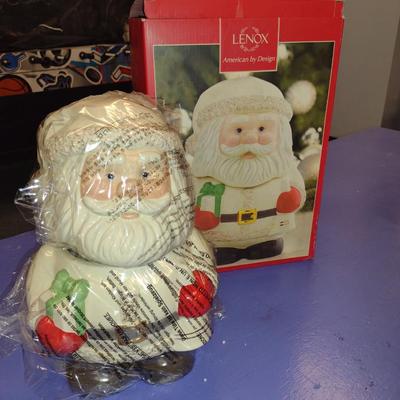 Lenox Santa Cookie Jar- New in Box