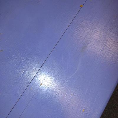 Two Painted Wood Tables