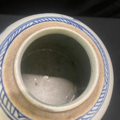 Pair Of Antique Chinese Porcelain Ginger Jars (2058L-MG)