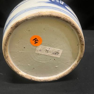 Pair Of Antique Chinese Porcelain Ginger Jars (2058L-MG)