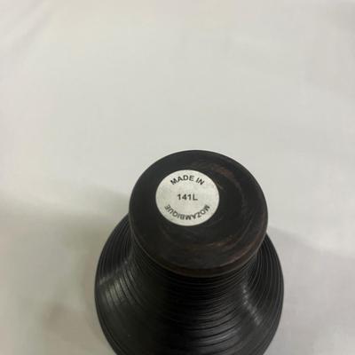 Five Turned Wooden Containers Made in Mozambique (2058R-MG)