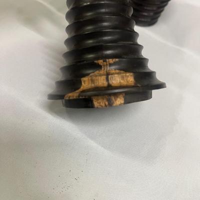 Five Turned Wooden Containers Made in Mozambique (2058R-MG)