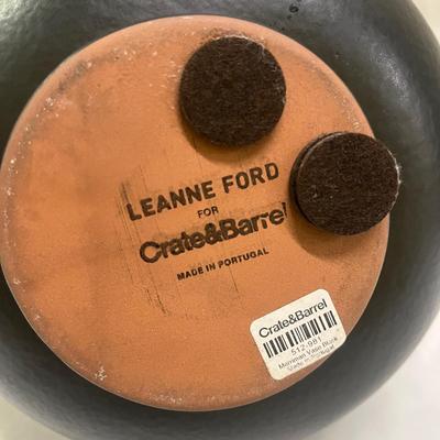 Two Leanne Ford For Crate & Barrel Merriman Vases (2058R-MG)