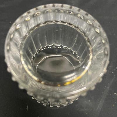 Vintage Hobnail Trim Glasses (2058L-MG)