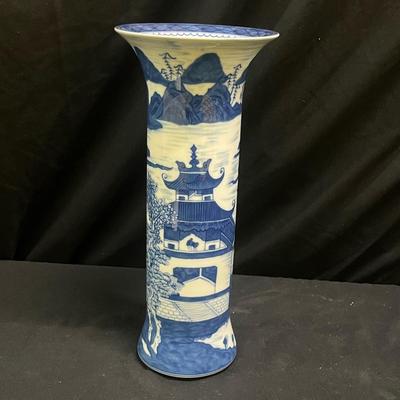 Reproduction of 18th Century Chinese Blue & White Porcelain Vases (2058L-MG)