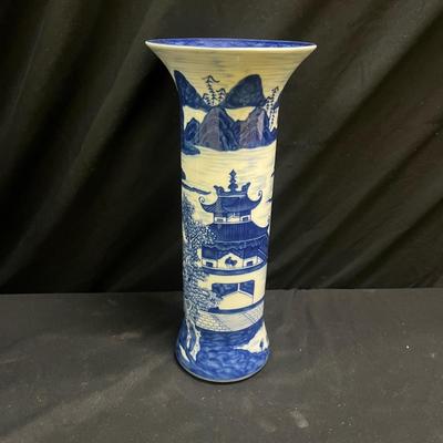 Reproduction of 18th Century Chinese Blue & White Porcelain Vases (2058L-MG)