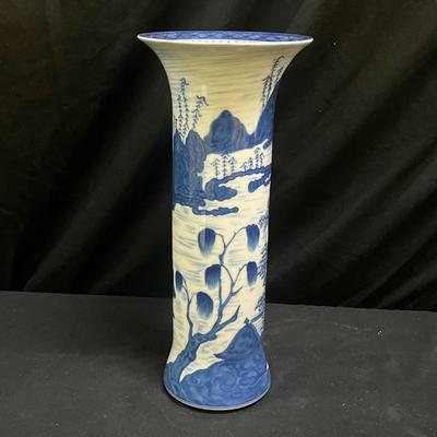 Reproduction of 18th Century Chinese Blue & White Porcelain Vases (2058L-MG)