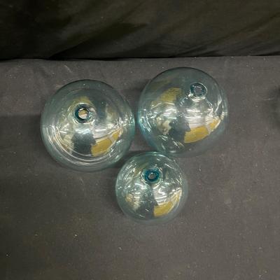 Hand Blown Glass Pitcher & Balls (2058L-MG)