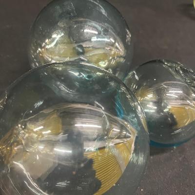 Hand Blown Glass Pitcher & Balls (2058L-MG)