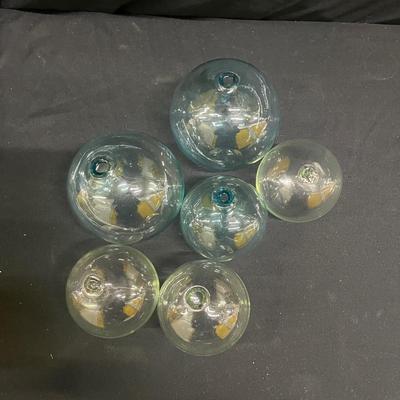 Hand Blown Glass Pitcher & Balls (2058L-MG)