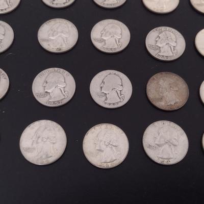 Group of Pre-1964 Silver Quarters- 42 Pieces (#94)