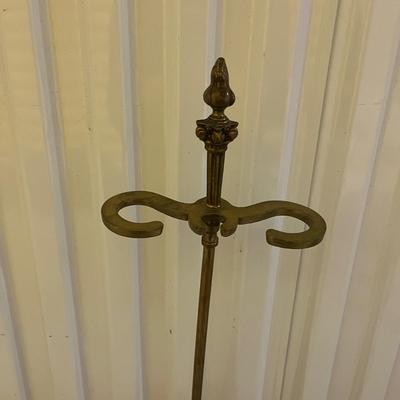 Brass Top Fireplace Screen, Brass Fireplace Tools and L.L. Bean Log Bag (2058R-MG)