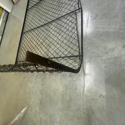 Brass Top Fireplace Screen, Brass Fireplace Tools and L.L. Bean Log Bag (2058R-MG)