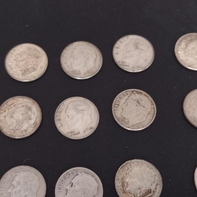 Group of Pre-1964 Silver Dimes- 44 Pieces (#95)