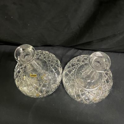 Imperial Crystal Decanters & Bottles With Stoppers (2058R-MG)