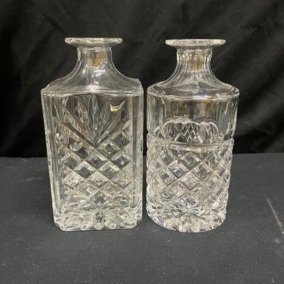 Imperial Crystal Decanters & Bottles With Stoppers (2058R-MG)