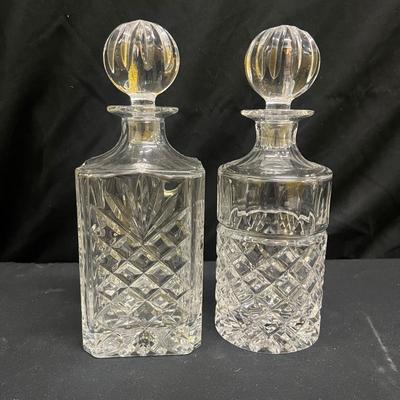 Imperial Crystal Decanters & Bottles With Stoppers (2058R-MG)