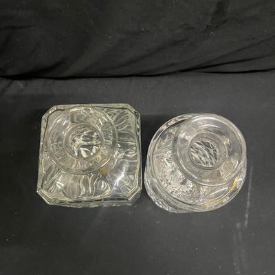 Imperial Crystal Decanters & Bottles With Stoppers (2058R-MG)