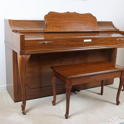 Baldwin Acrosonic Spinet Upright Piano with Bench